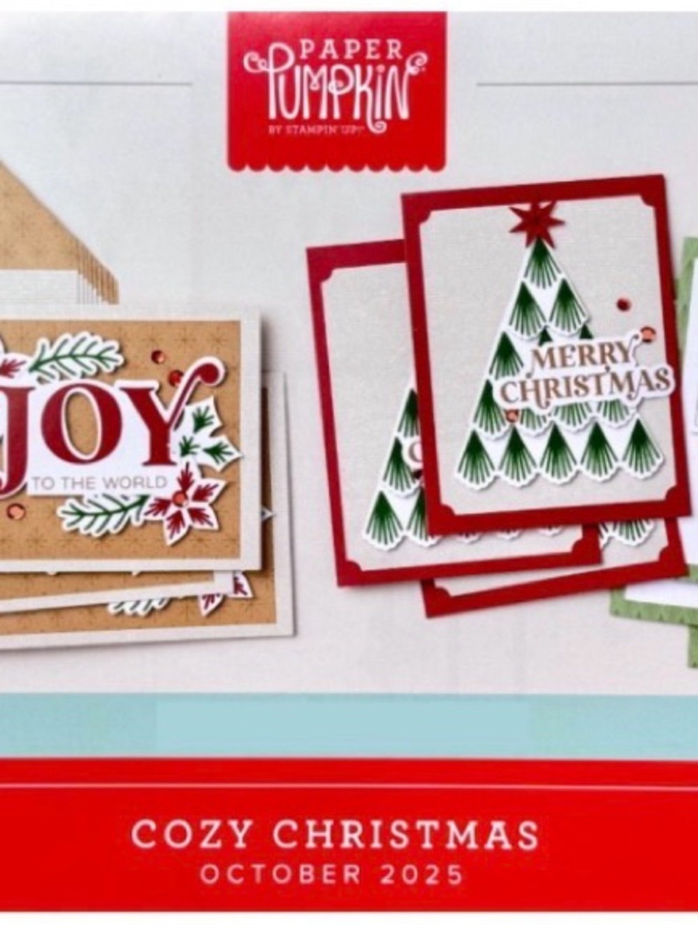 Stampin’ Up! October 2025 'Cozy Christmas Paper Pumpkin NWT
